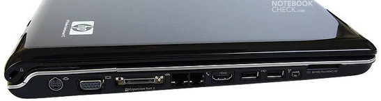 HP Pavilion dv9033cl interfacce