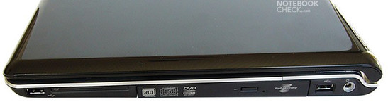 HP Pavilion dv9033cl interfacce