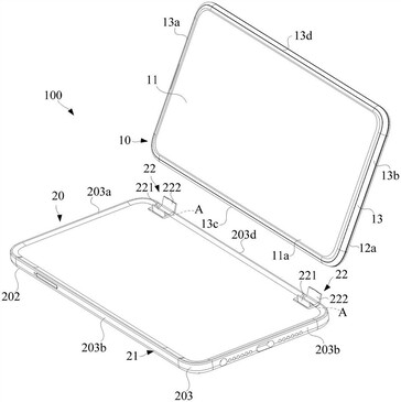 I nuovi design brevettati di OPPO. (Fonte: CNIPA via ITHome )