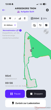 Panoramica con i progressi in tempo reale