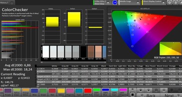 CalMAN: Precisione del colore – adattabile