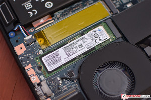 La SSD interna 2 TB M.2 NVMe (e lo slot vuoto)