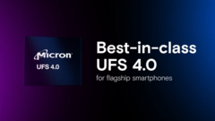 Micron presenta i suoi ultimi moduli UFS. (Fonte: Micron)