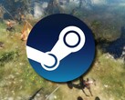 Un'immagine che mostra il logo di Steam e Shadows: Awakening, attualmente scontato del 90%.