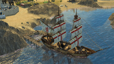 Un'immagine che raffigura una nave in Stronghold Crusader 2.