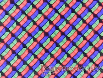 Subpixel RGB nitidi, senza granulosità evidente