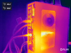 Sviluppo del calore durante lo stress test (Asus ExpertCenter D9 SFF D900SC)