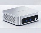 L’immagine mostra una foto del mini PC Peladn WO5 304 nella versione color argento