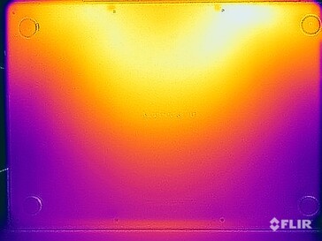 Test di sollecitazione della temperatura superficiale (in basso)