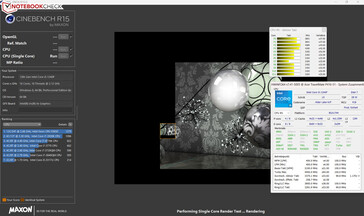 Cinebench R15 a thread singolo