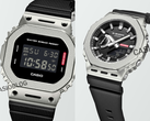 Da sinistra a destra (nella foto), Casio G-Shock GM-5600M-1 e GM-2100M-1A. (Fonte: Casioblog)