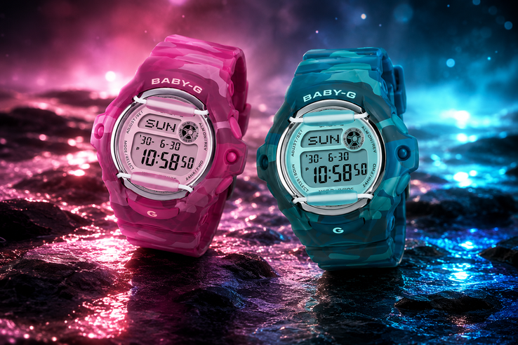 Il Casio BG-169CM-2 e il BG-169CM-4 (da sinistra a destra)
