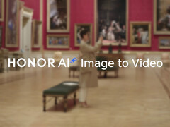 Honorla funzione AI image-to-video funziona con vecchie foto, opere d&#039;arte, foto reali e persino immagini generate dall&#039;AI. Nella foto: immagine promozionale della funzione. (Fonte immagine: Honor)