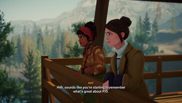 Un'immagine che mostra una conversazione in Lake.