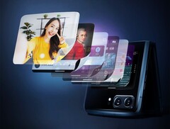 Il Razr 2022 combina un display secondario più grande con due fotocamere. (Fonte: Motorola)