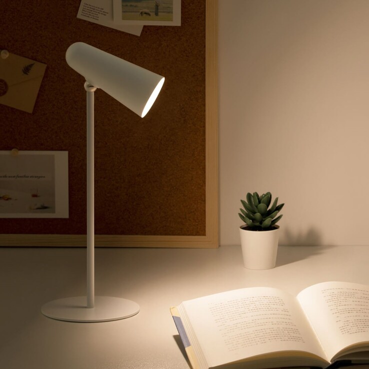La lampada da tavolo ricaricabile multifunzionale Xiaomi Mijia. (Fonte: Xiaomi)