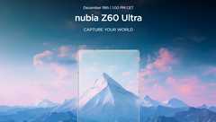 Lo Z60 Ultra sta arrivando. (Fonte: Nubia)