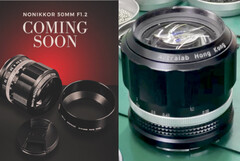 L'obiettivo manuale retrò ArtraLab Nonikkor Nocty 50 mm f/1.2 è trapelato in carne e ossa, confermando un design molto rischioso. (Fonte immagine: ArtraLab / Nikon Rumors - modificato)