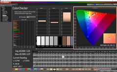 ColorChecker prima della calibrazione