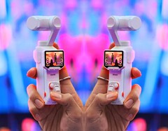 L'Insta360 Luna Ultra bianca nelle immagini hands-on trapelate (modifica).