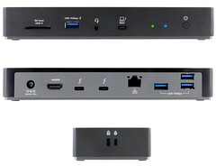 Apricorn presenta la docking station Aegis Thunderbolt 4 con 11 porte, supporto per monitor esterni 8K e doppio slot di sicurezza Kensington. (Fonte: Apricorn)