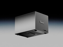 La nuova configurazione ME Pro è dotata del processore Pentium Silver J5005. Nell’immagine: un rendering che illustra il design del NAS.