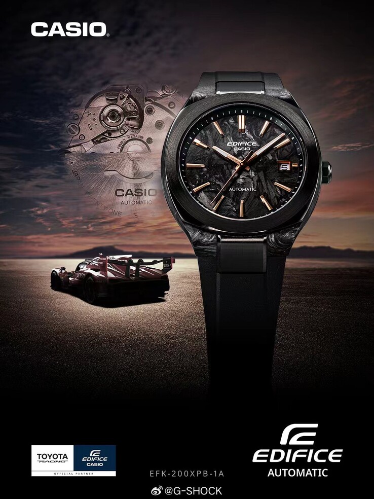 Il nuovo orologio Casio Edifice x Toyota Racing EFK-200XPB-1A