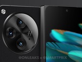 Il OnePlus Open potrebbe essere uno dei più piccoli smartphone pieghevoli finora rilasciati. (Fonte: @OnLeaks & SmartPrix)
