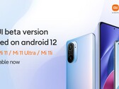 Android 12 è disponibile in versione limitata per Mi 11, Mi 11i e Mi 11 Ultra. (Fonte immagine: Xiaomi via @stufflistings)