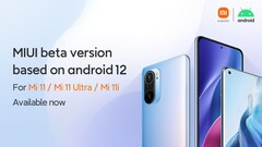 Android 12 è disponibile in versione limitata per Mi 11, Mi 11i e Mi 11 Ultra. (Fonte immagine: Xiaomi via @stufflistings)