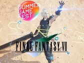 Cloud from Final Fantasy 7 shown with Summer Game Fest logo