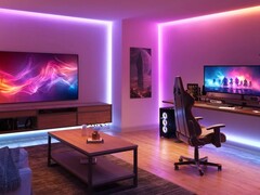 La luce a corda al neon Govee per il rivestimento delle pareti è compatibile con la materia. (Fonte immagine: Govee)