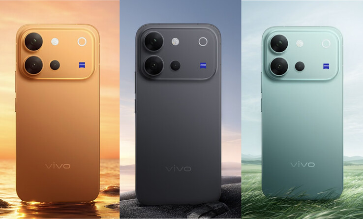 Vivo V8 nei colori Sunrise Anthem, Stellar Black e Horizon Blue
