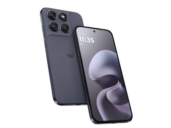 Motorola Moto G67 in Pantone Arctic Seal. (Fonte: Motorola)