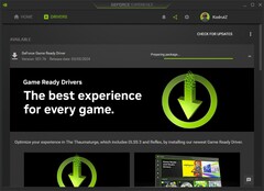 Nvidia GeForce Game Ready Driver 551.76 sta preparando il pacchetto per l&#039;installazione tramite GeForce Experience (Fonte: Own)