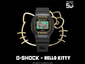 Il Casio G-SHOCK x Hello Kitty DW-5600KT24-1 JR. (Fonte: Casio)