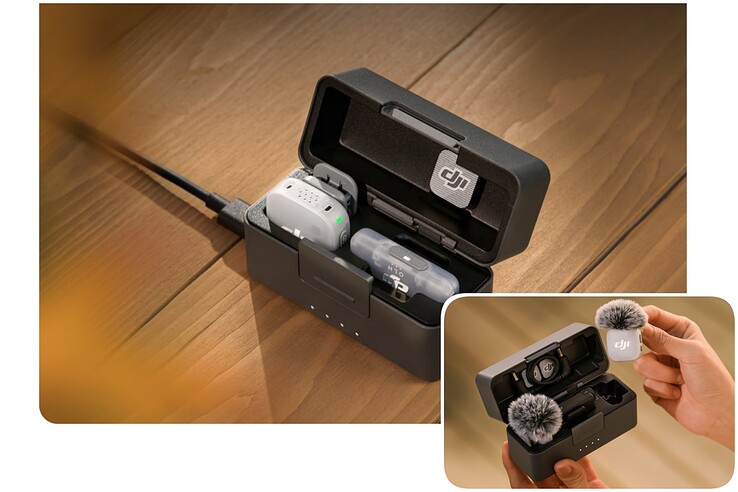 DJI Mic Mini 2 ora le permette di scegliere un bundle solo mobile, che comprende una custodia di ricarica e un ricevitore USB-C compatto.