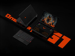 Il OneXPlayer G1 è disponibile in un'unica opzione di colore nero. (Fonte: One-Netbook)