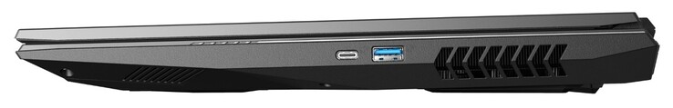 Lato Destro: USB Type-C 3.1 Gen2 (Thunderbolt 3), USB Type-A 3.0