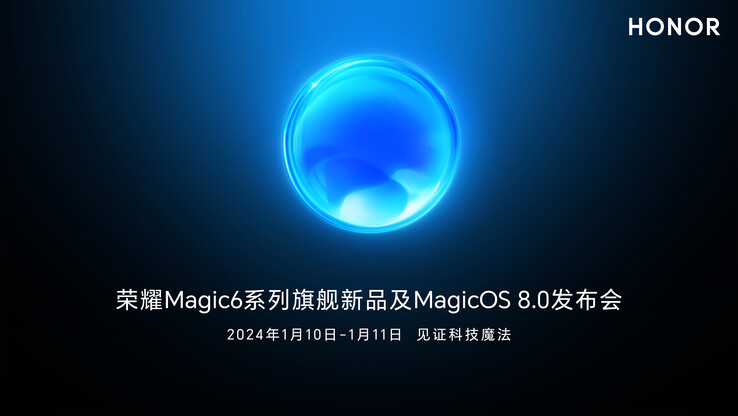 Honoril primo poster di lancio della serie Magic6. (Fonte: Honor via Weibo)