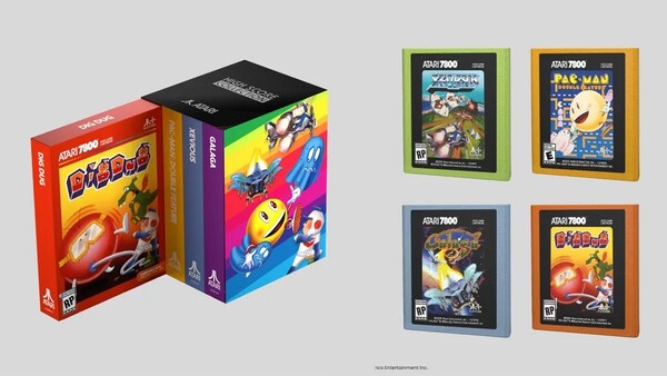 La collezione di giochi classici per l'Atari 7800 può essere acquistata in bundle o separatamente. (Fonte: Atari)