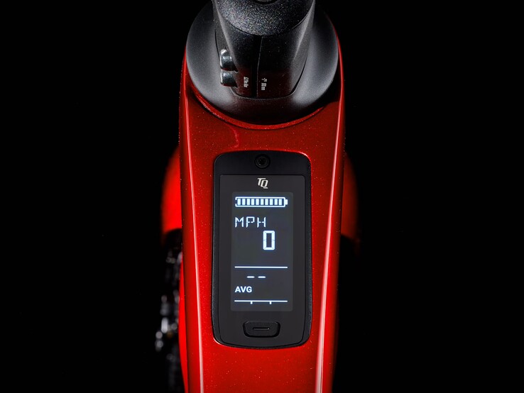 La Trek Domane+ SL è dotata di un display LED a colori TQ