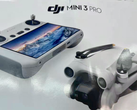 Il presunto DJI Mini 3 Pro con il suo telecomando. (Fonte immagine: @JasperEllens)