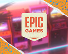 Il gioco gratuito in arrivo potrebbe essere un altro titolo indie. Nella foto: immagine di copertina modificata di Arcade Paradise. (Fonte: Epic Games Store)
