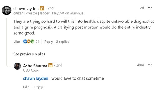 Shawn Layden commenta Xbox Game Pass