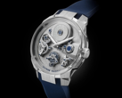 L'Ulysse Nardin Blast Free Wheel Maillechort (nella foto) ha una cassa in oro bianco 18 carati. (Fonte: Ulysse Nardin)