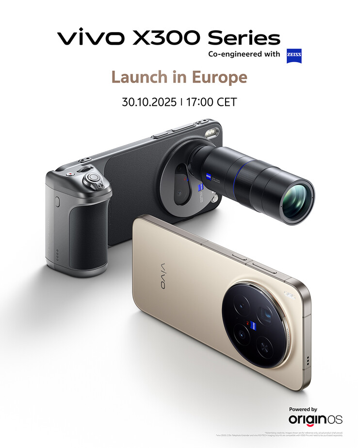 Vivo X300 sarà lanciato ufficialmente in Europa il 30 ottobre 2025