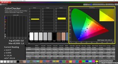 CalMAN ColorChecker calibrato