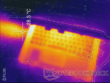 Scarico lungo il bordo sinistro del sistema