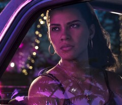 Un fotogramma di Lucia Caminos dai trailer di Rockstar